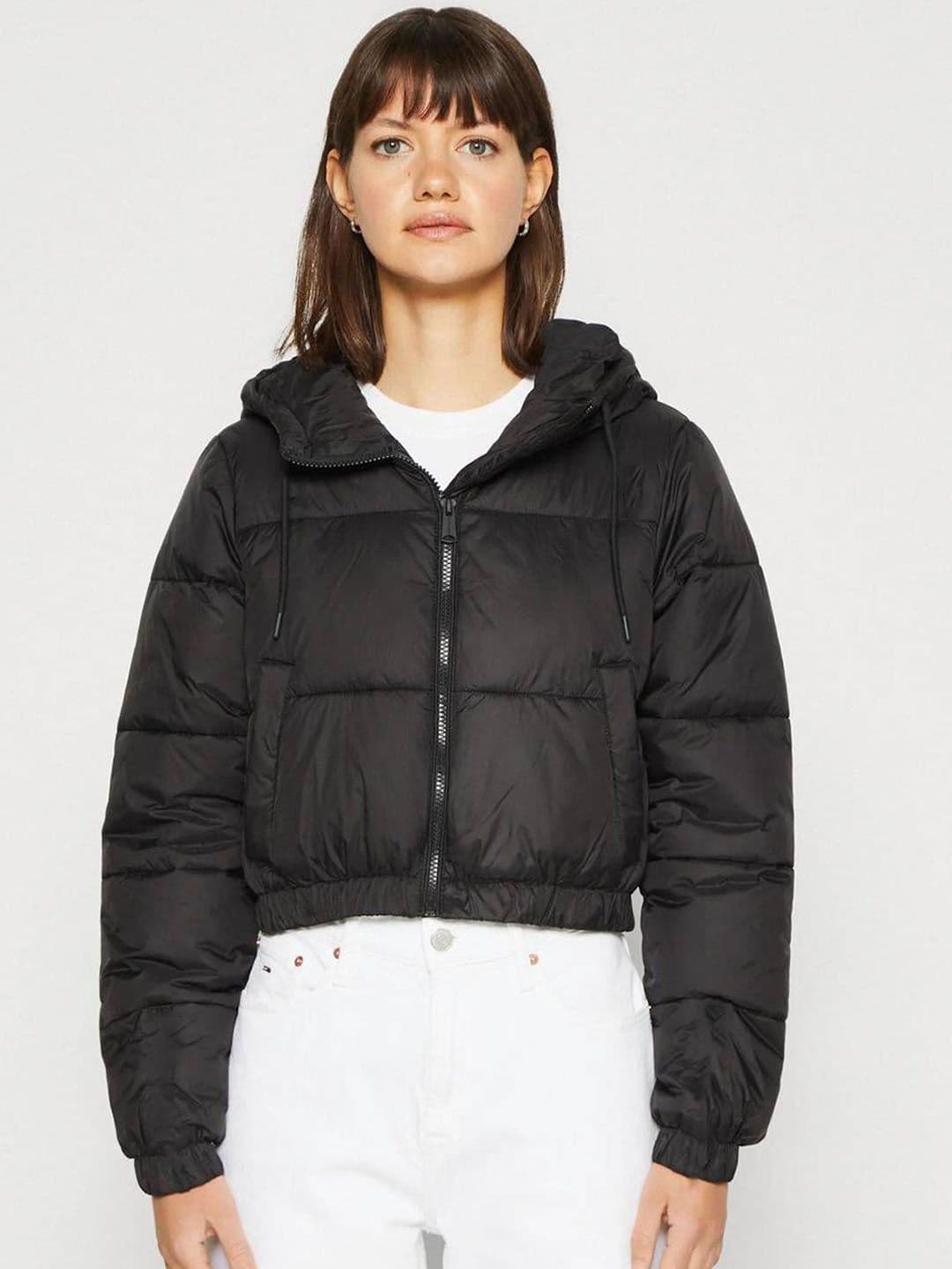 Stylecast X Kotty Lightweight Crop Puffer Jacket - view 1
