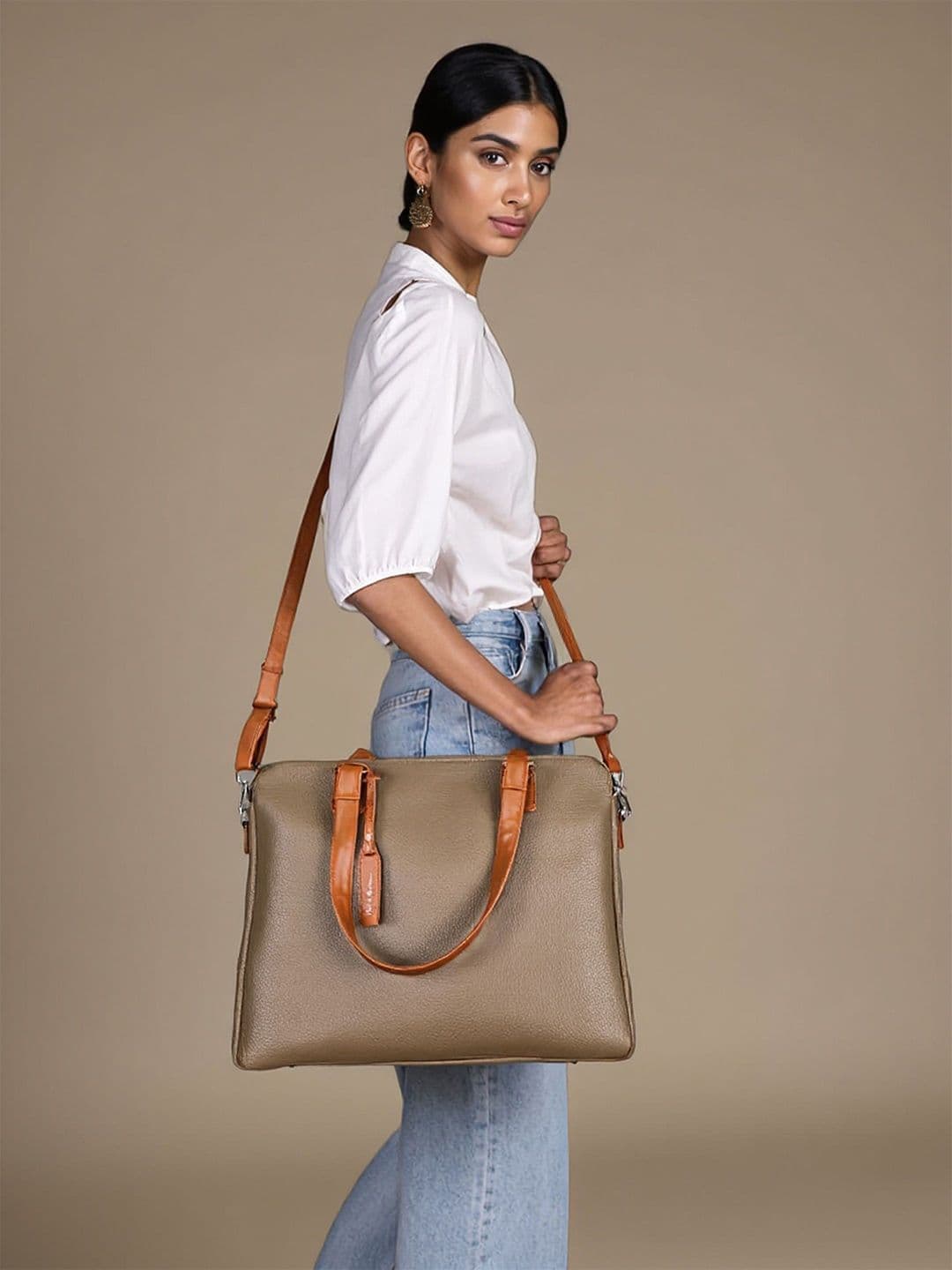 Mast & Harbour Unisex Structured Shoulder Bag - view 1