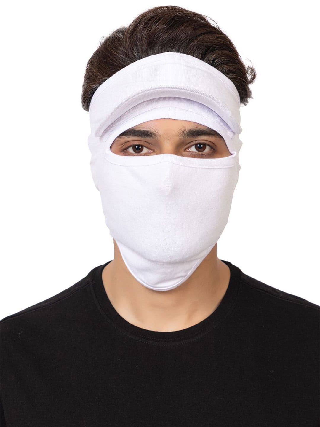 Gajraj Cotton Stretchable Full Face Mask With Visor - view 1