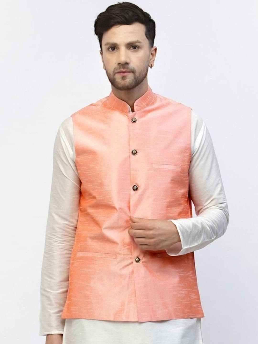 TS LIFESTYLE Men Mandarin Collar Nehru Jacket - view 1