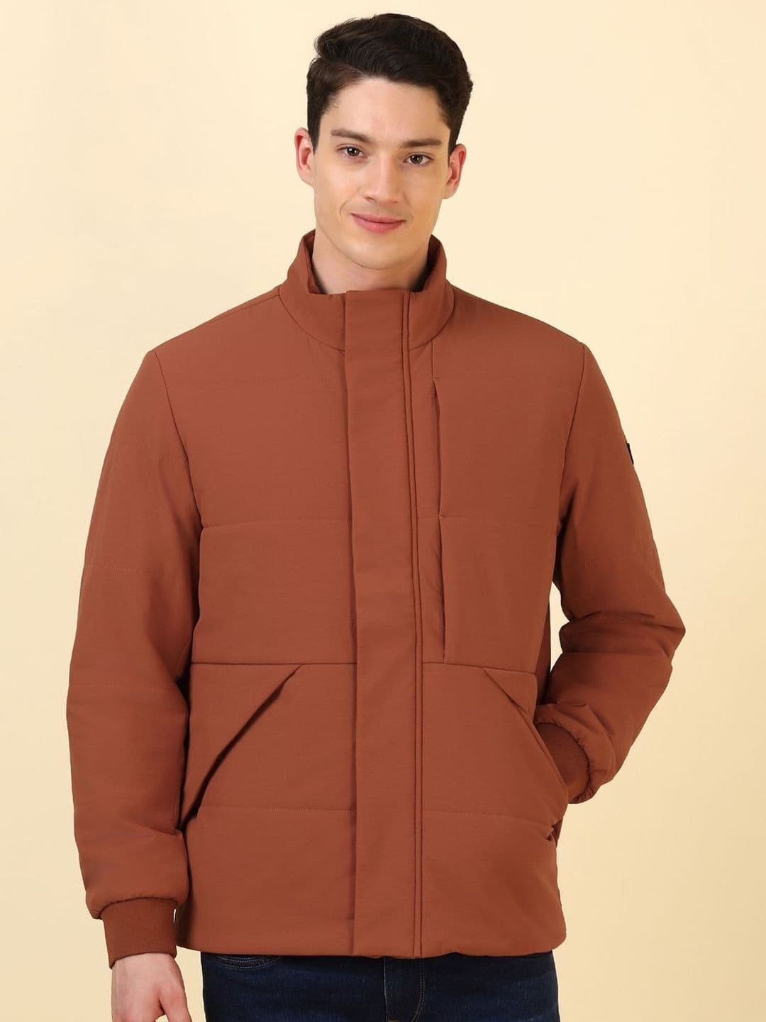 Allen Solly Mock Collar Open Front Jacket - view 1