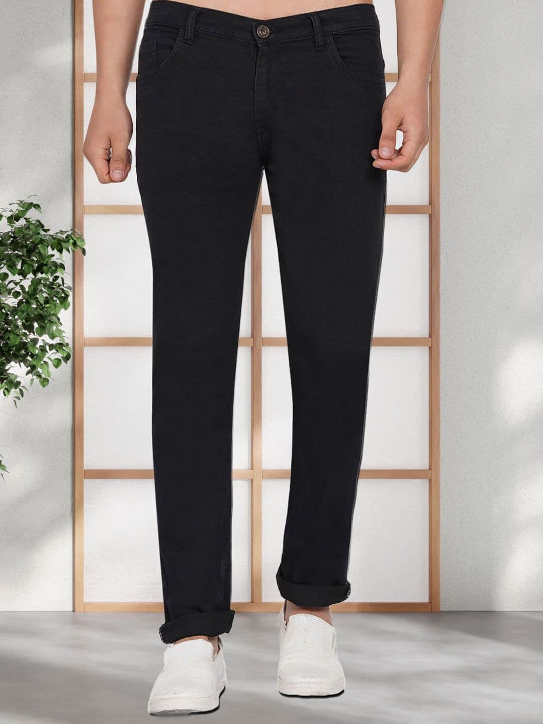 Dais Men Straight Fit Mid-Rise Stretchable Jeans - view 1