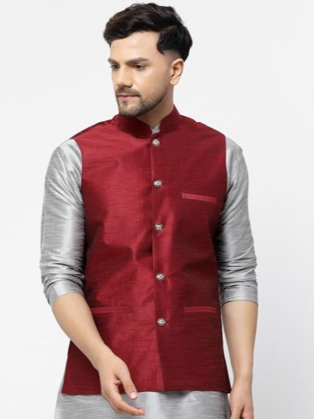 TS LIFESTYLE Men Mandarin Collar Nehru Jacket - view 1