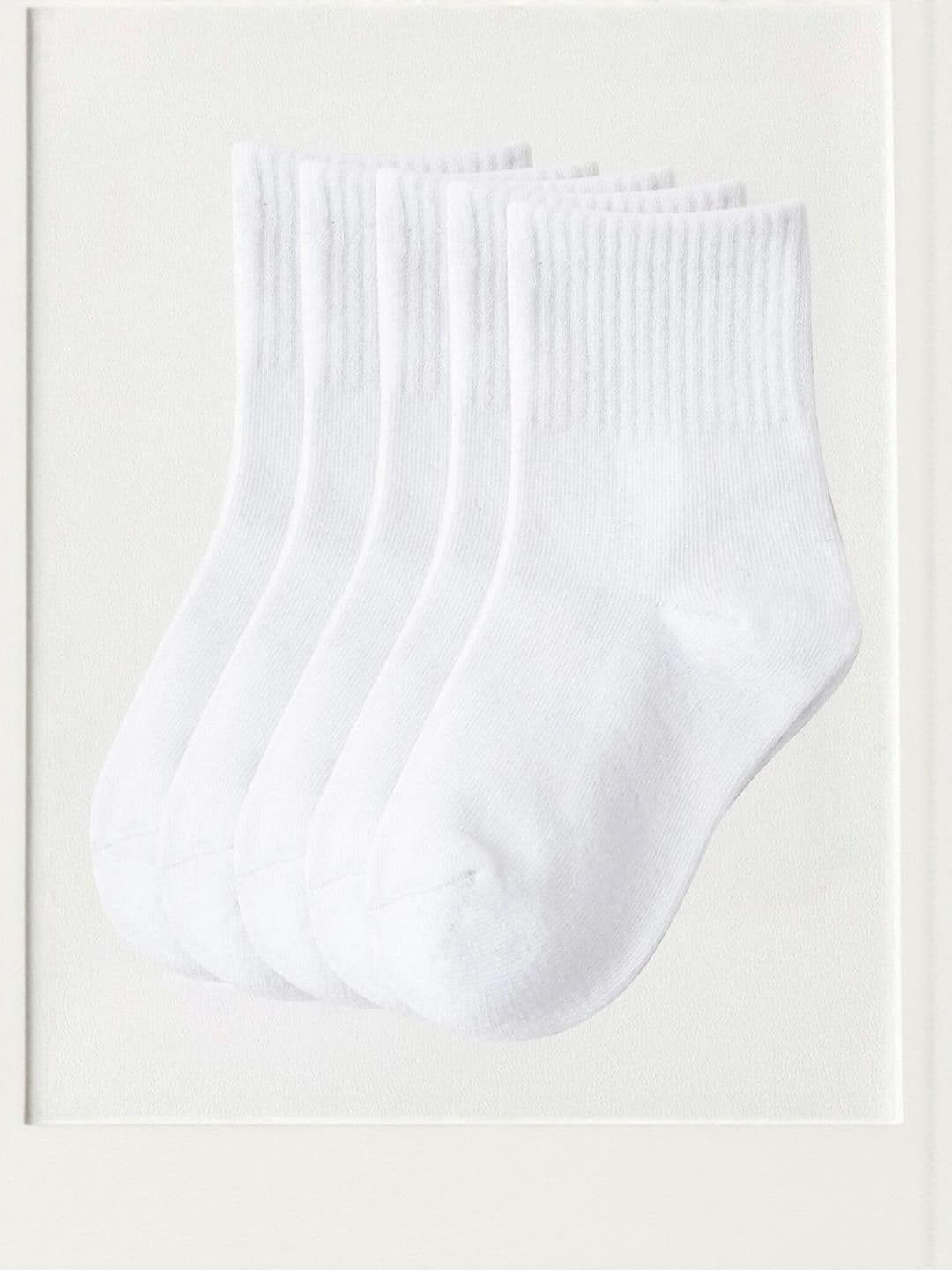 Kolor Fusion Kids Pack Of 5 Solid Ankle Length Socks - view 1