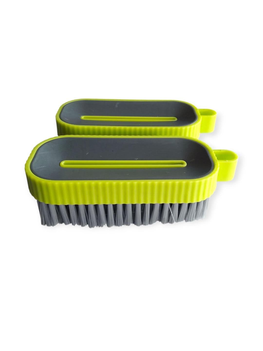 ARPANA BRIGHT Lime Green 2 piece Solid Plastic Bath Accessories Set - view 1