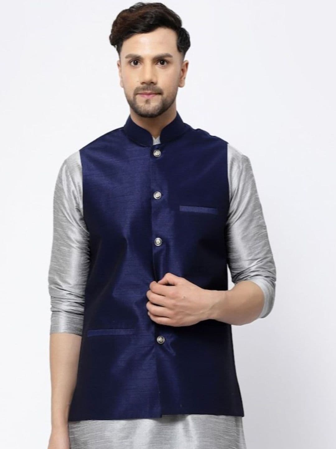 TS LIFESTYLE Men Mandarin Collar Nehru Jacket - view 1