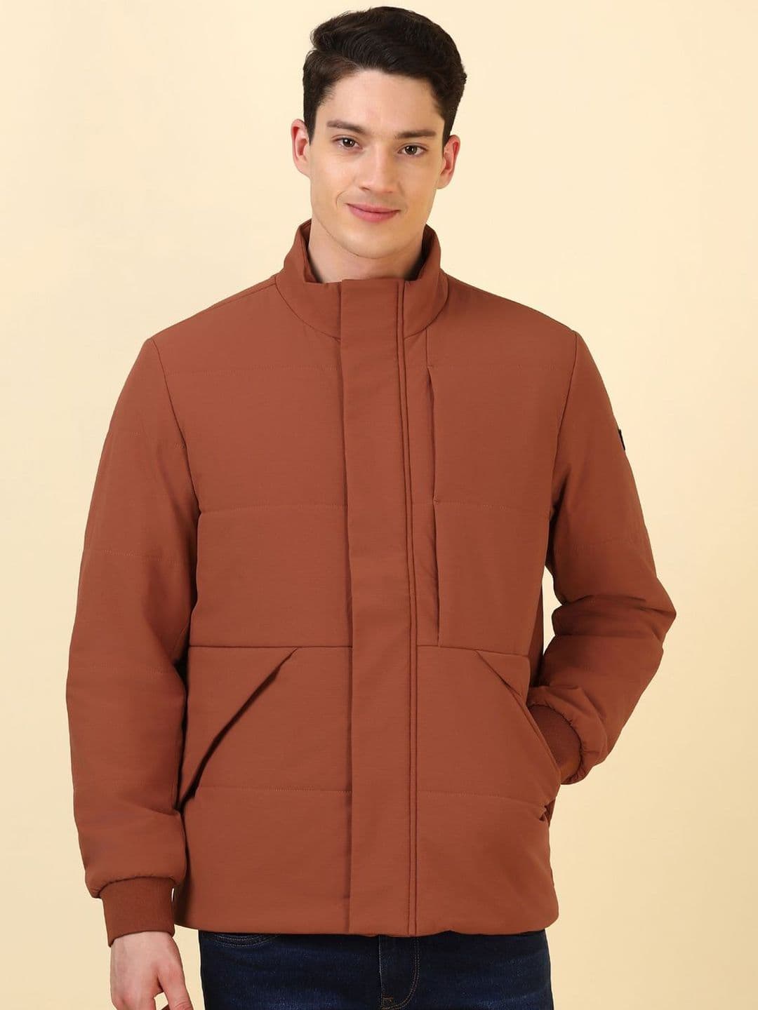 Allen Solly Mock Collar Open Front Jacket - view 1