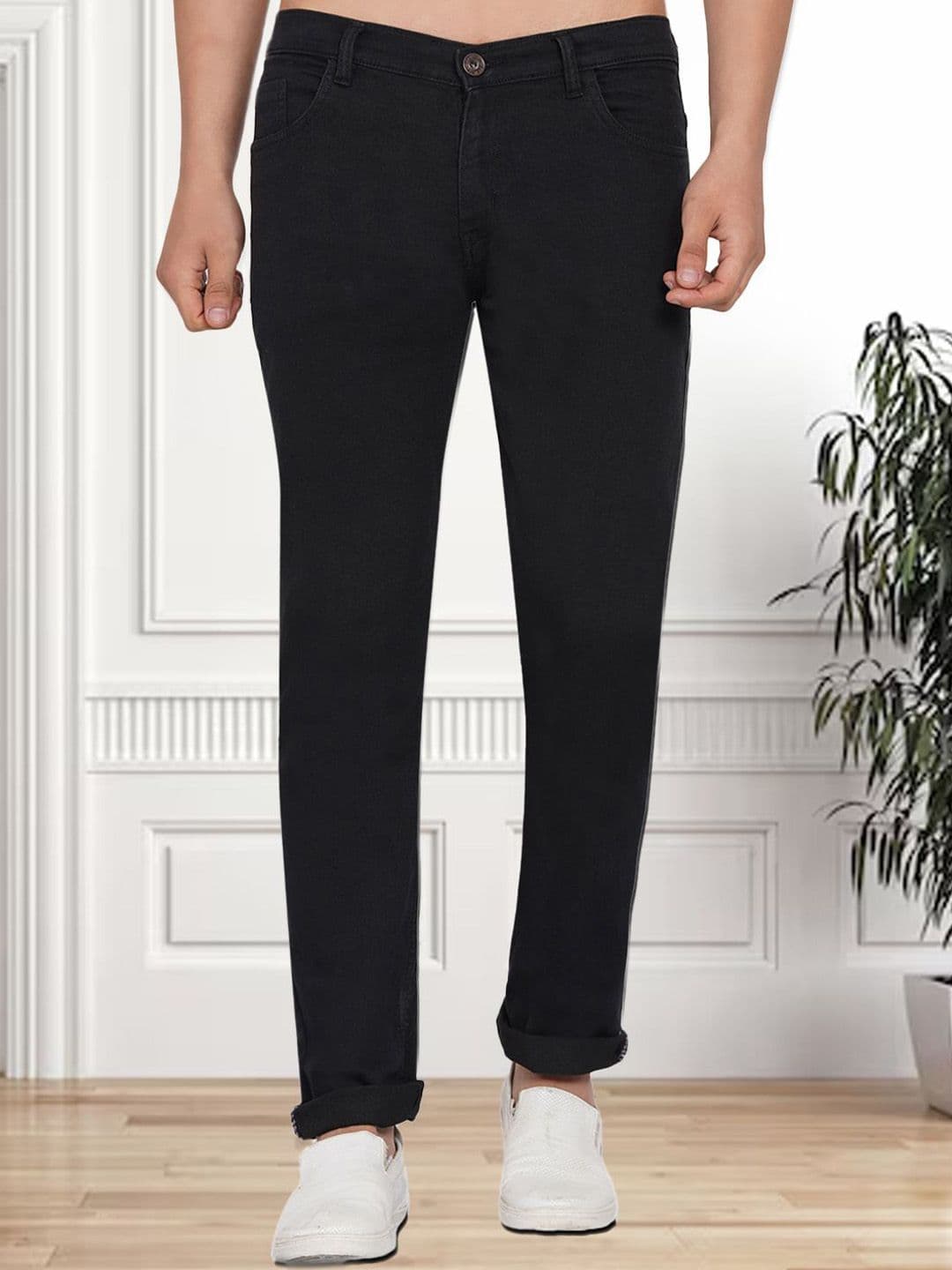 Dais Men Slim Fit Mid-Rise Stretchable Jeans - view 1