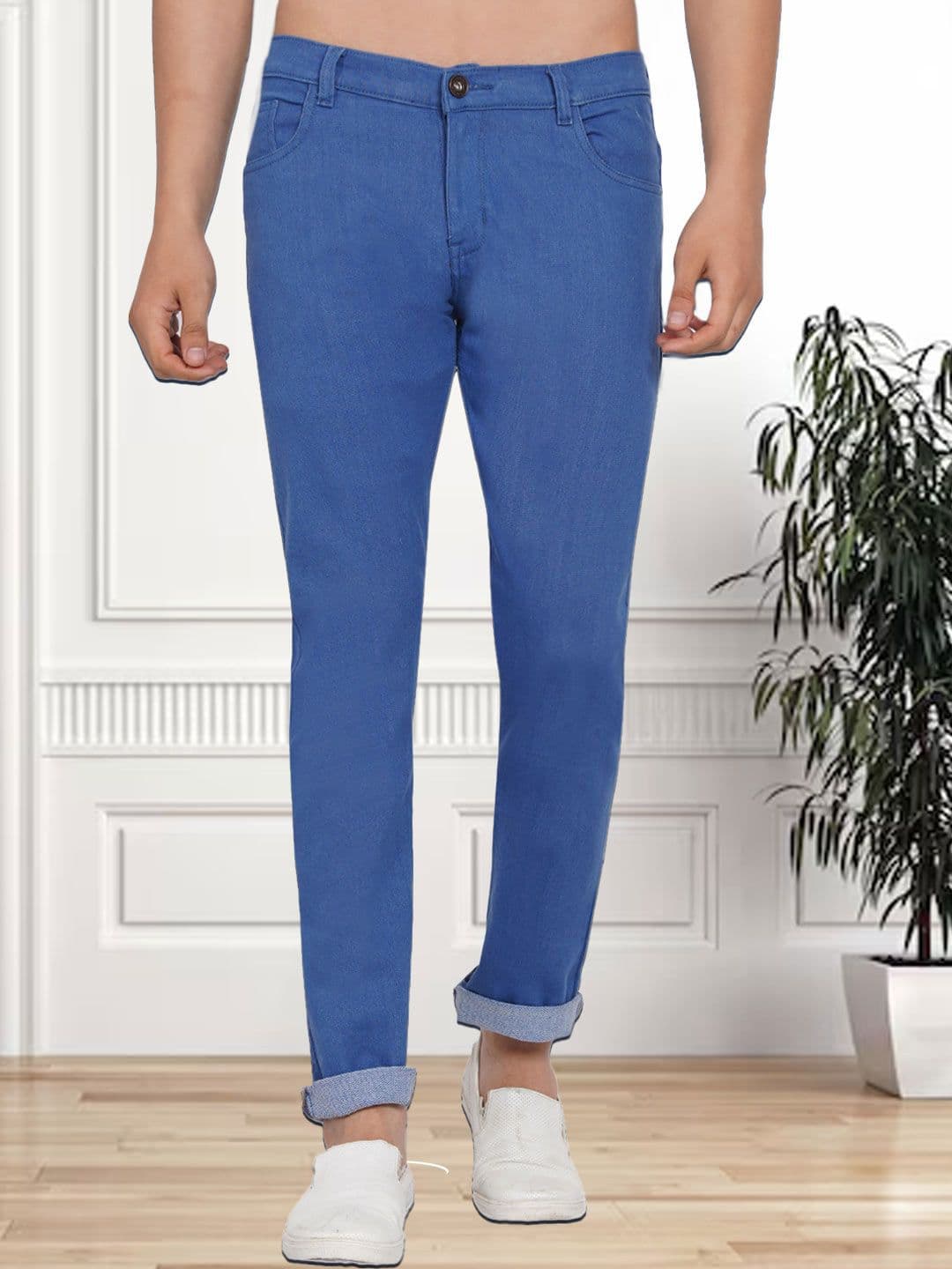 Dais Men Slim Fit Mid-Rise Stretchable Jeans - view 1
