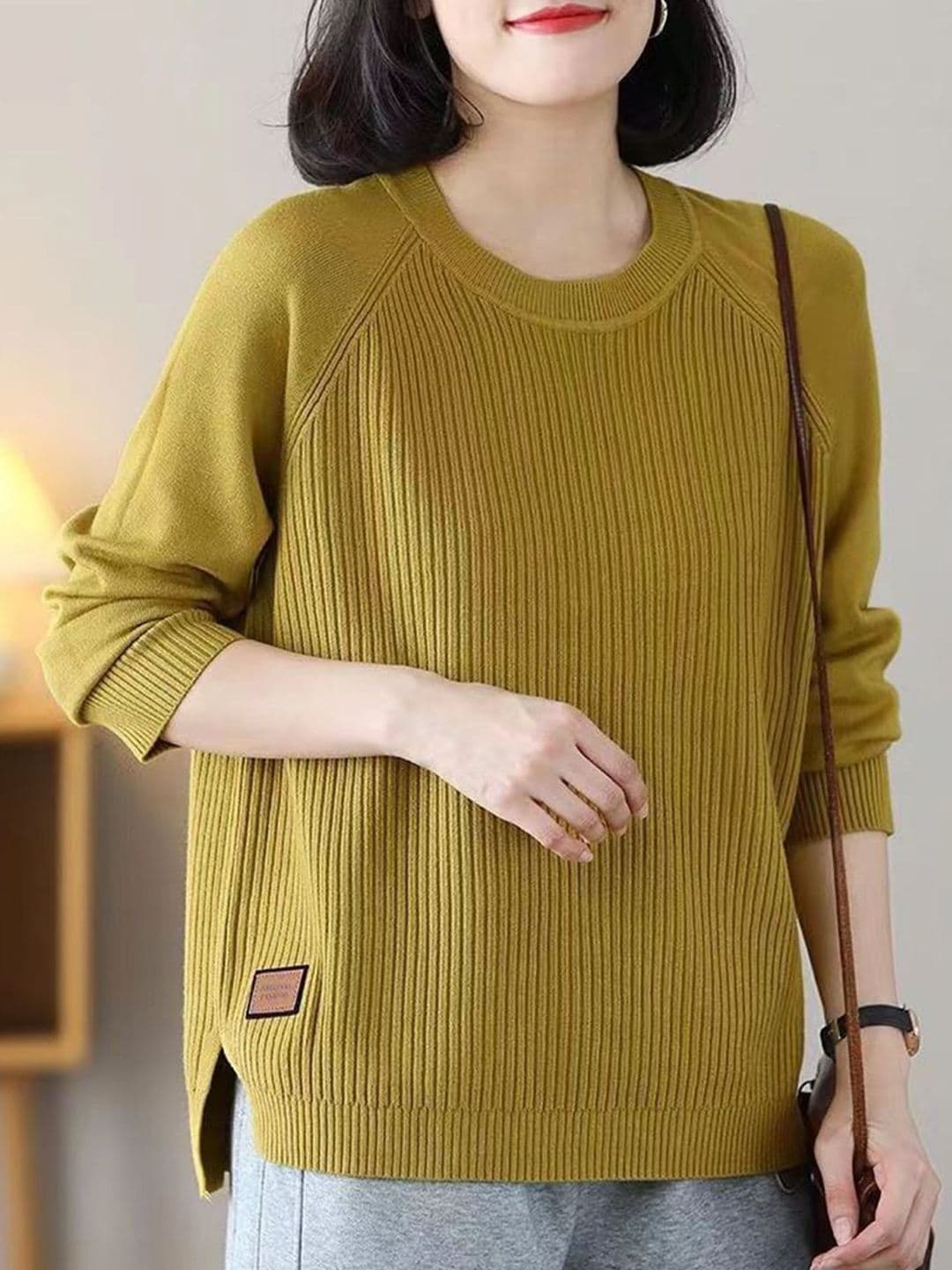 DressBerry Women Striped Woollen Pullover - view 1