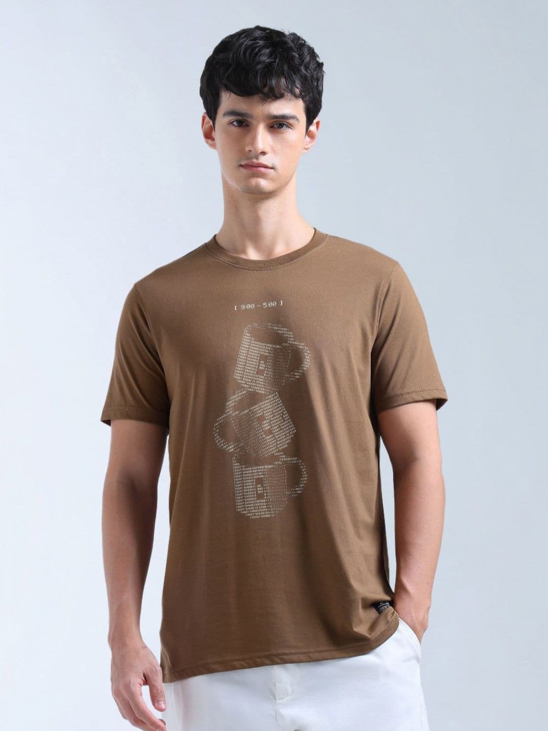 Flying Machine Men Graphic Printed Round Neck T-shirt - view 1