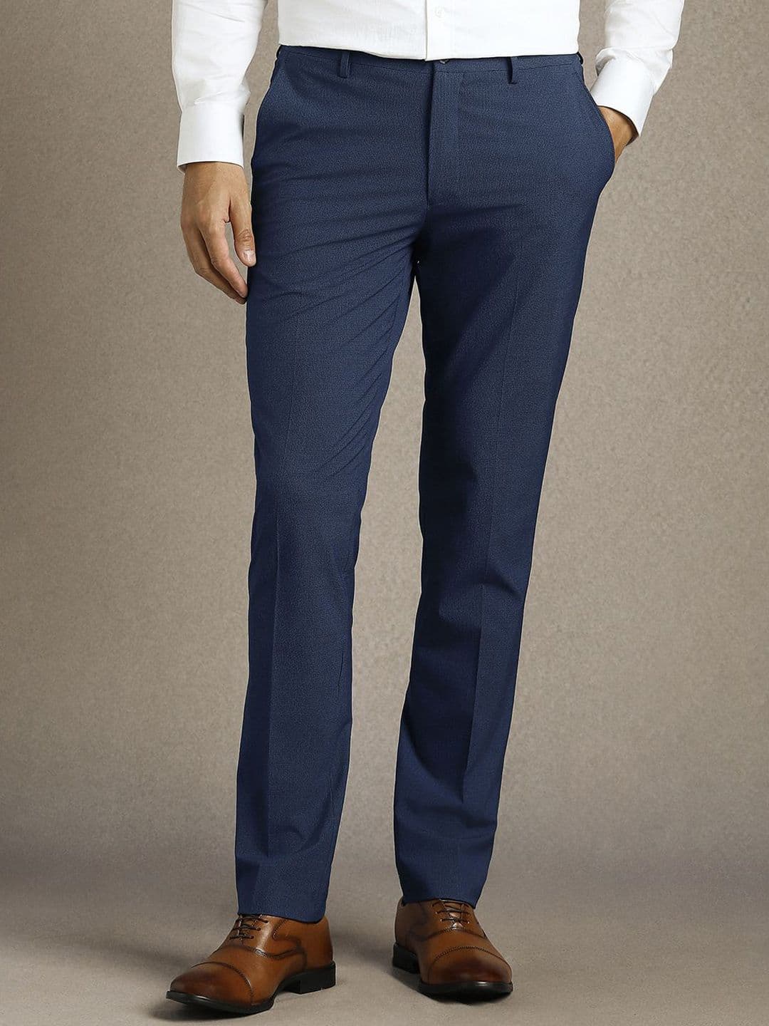 Louis Philippe Men Slim Fit Formal Trousers - view 1