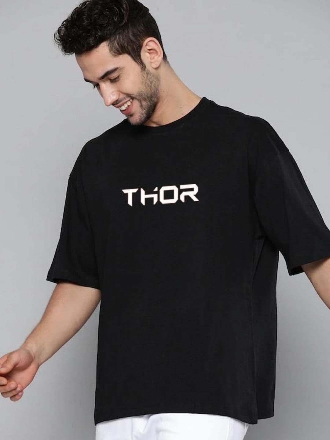 Organic Chics Men Thor Superhero Graphic Relaxed Fit T-shirt - view 1