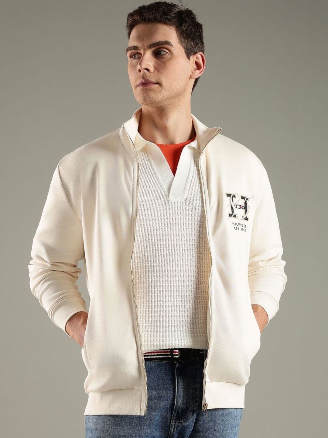 Tommy Hilfiger Brand Logo Cotton Jacket - view 1