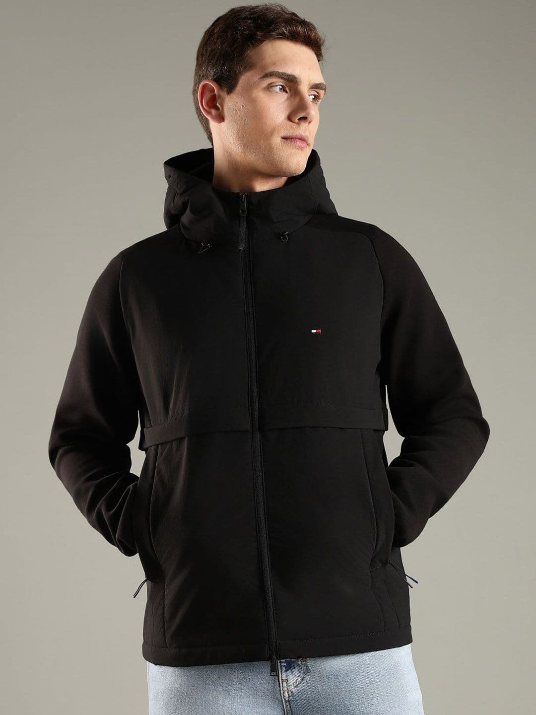 Tommy Hilfiger Regular Fit Bomber Cotton Jacket - view 1