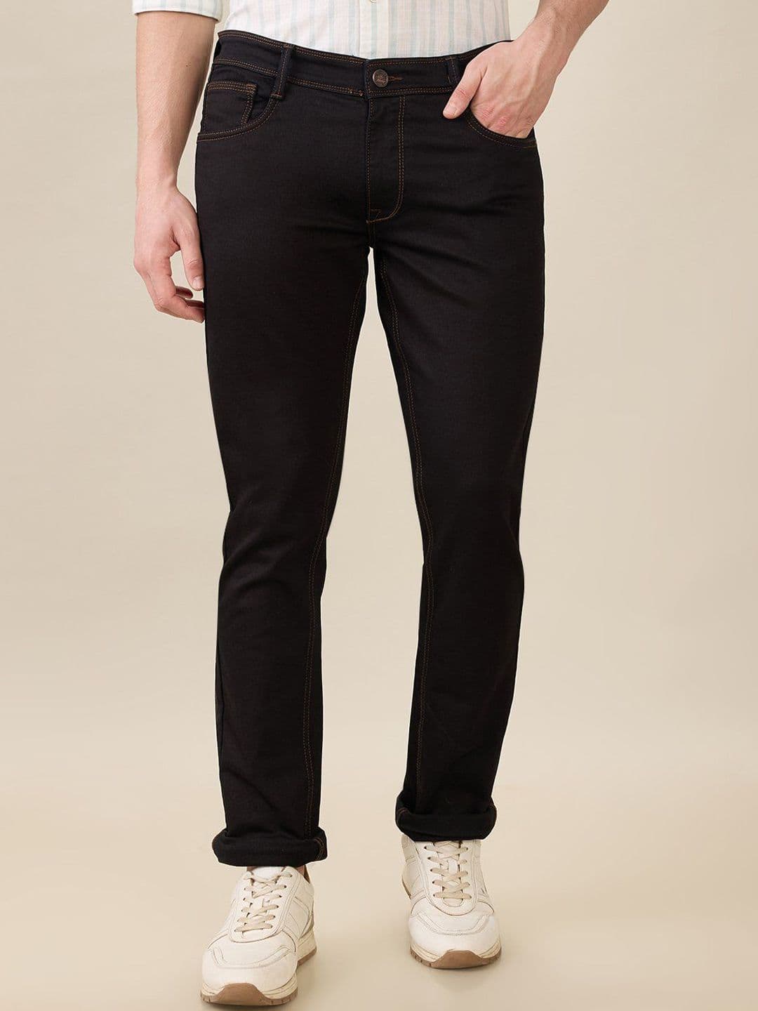 Parx Men Tapered Fit Mid-Rise Cotton Jeans - view 1