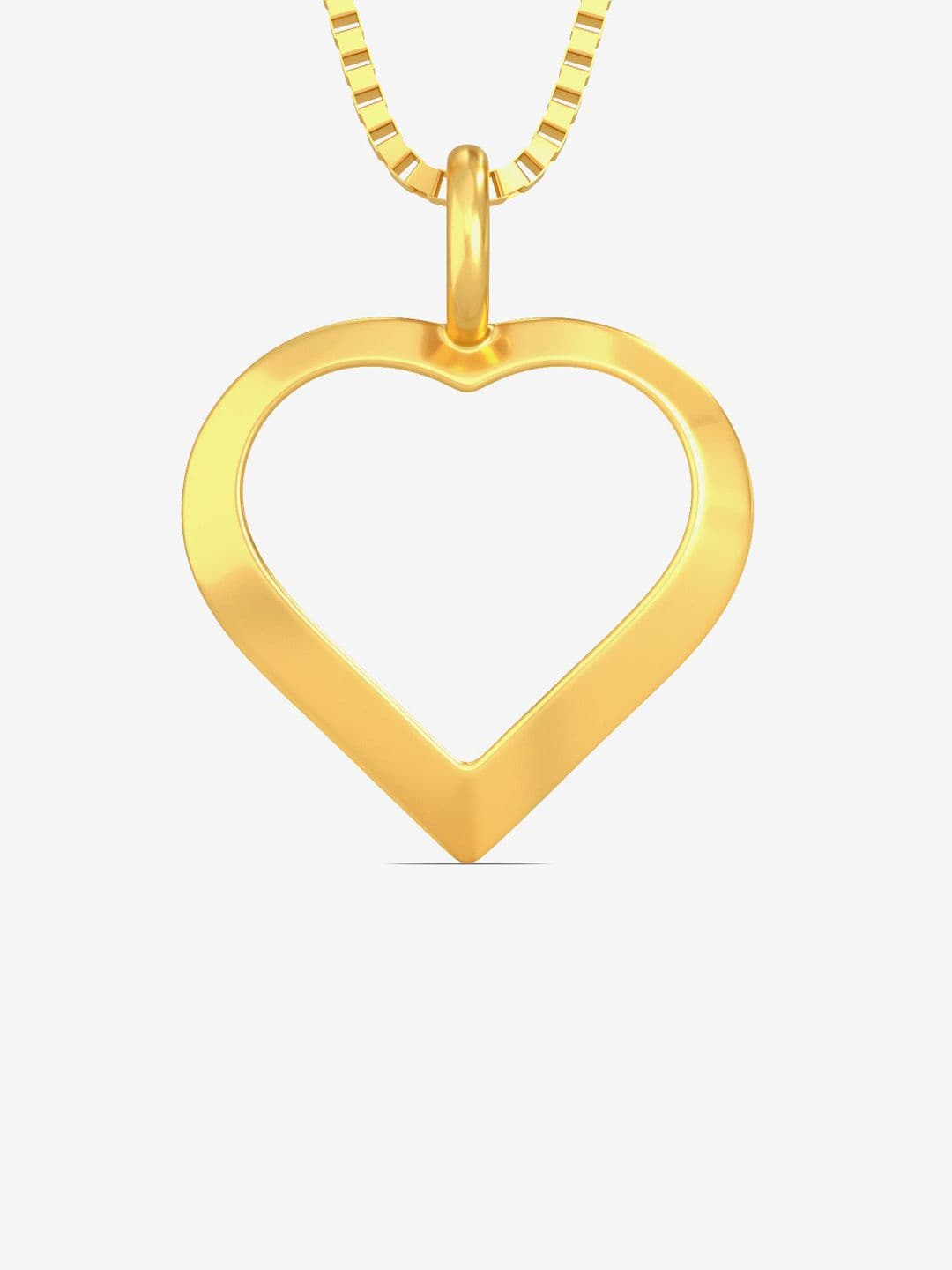 Joyalukkas 22KT Gold Heart Pendant - 0.355 g - view 1