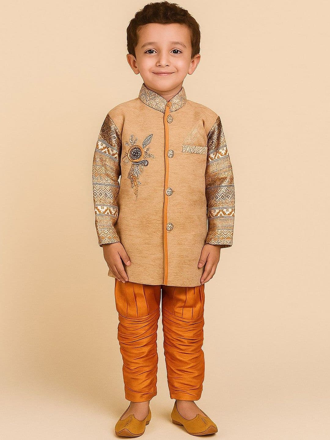 BAESD Boys Embroidered Sherwani Set - view 1