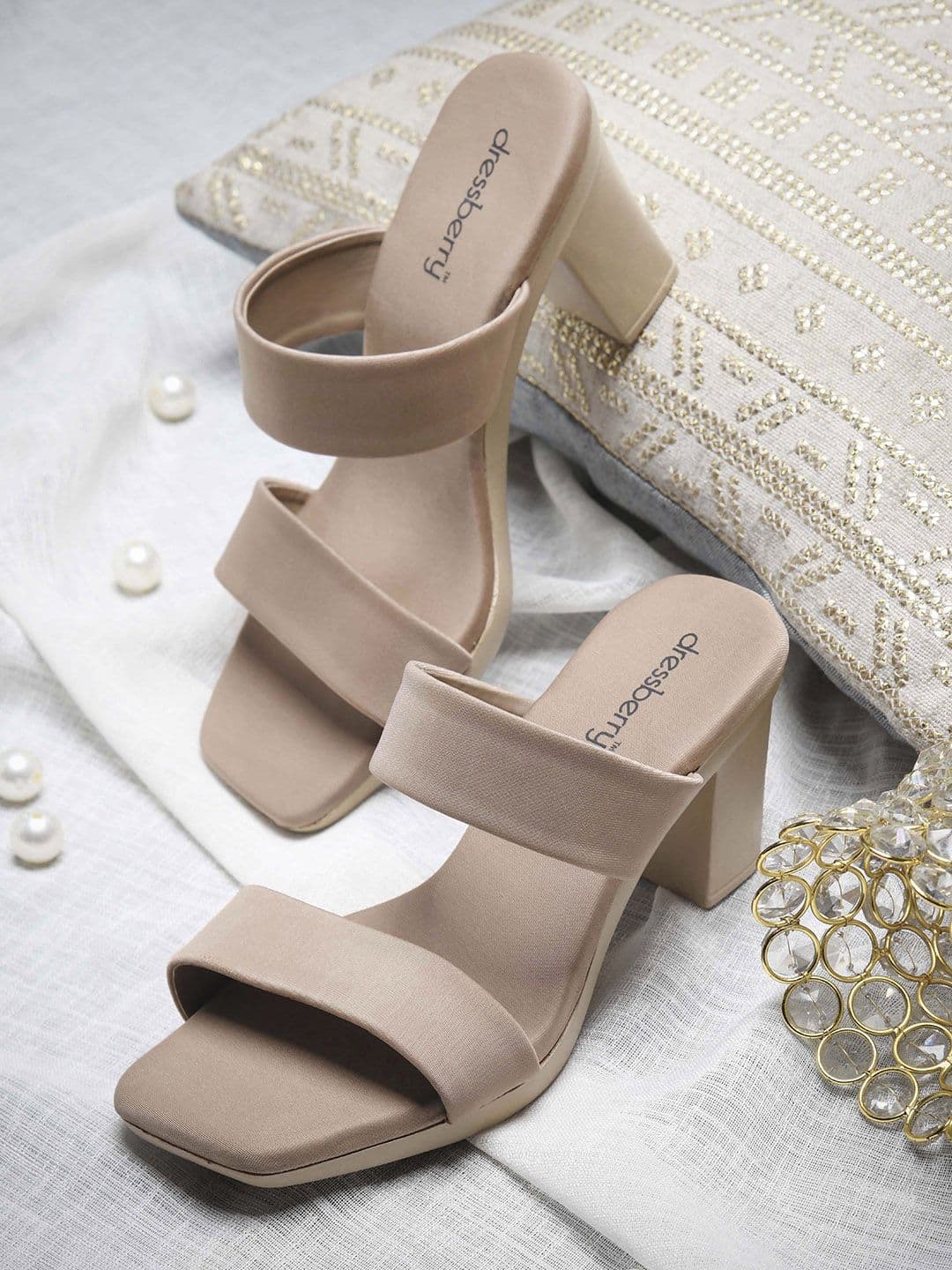 DressBerry Women Open Back Block Sandals - view 1