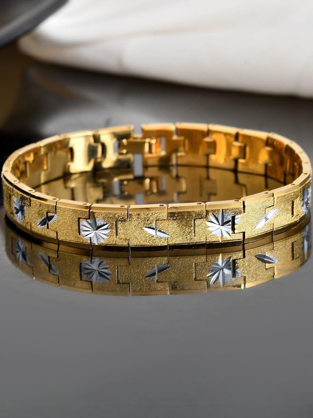 Roadster Gold-Plated Brass Bracelet - view 1