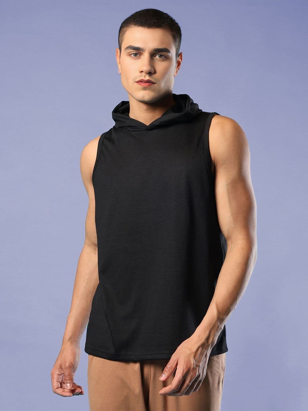 Mast & Harbour Regular Fit Hooded T-shirt - view 1