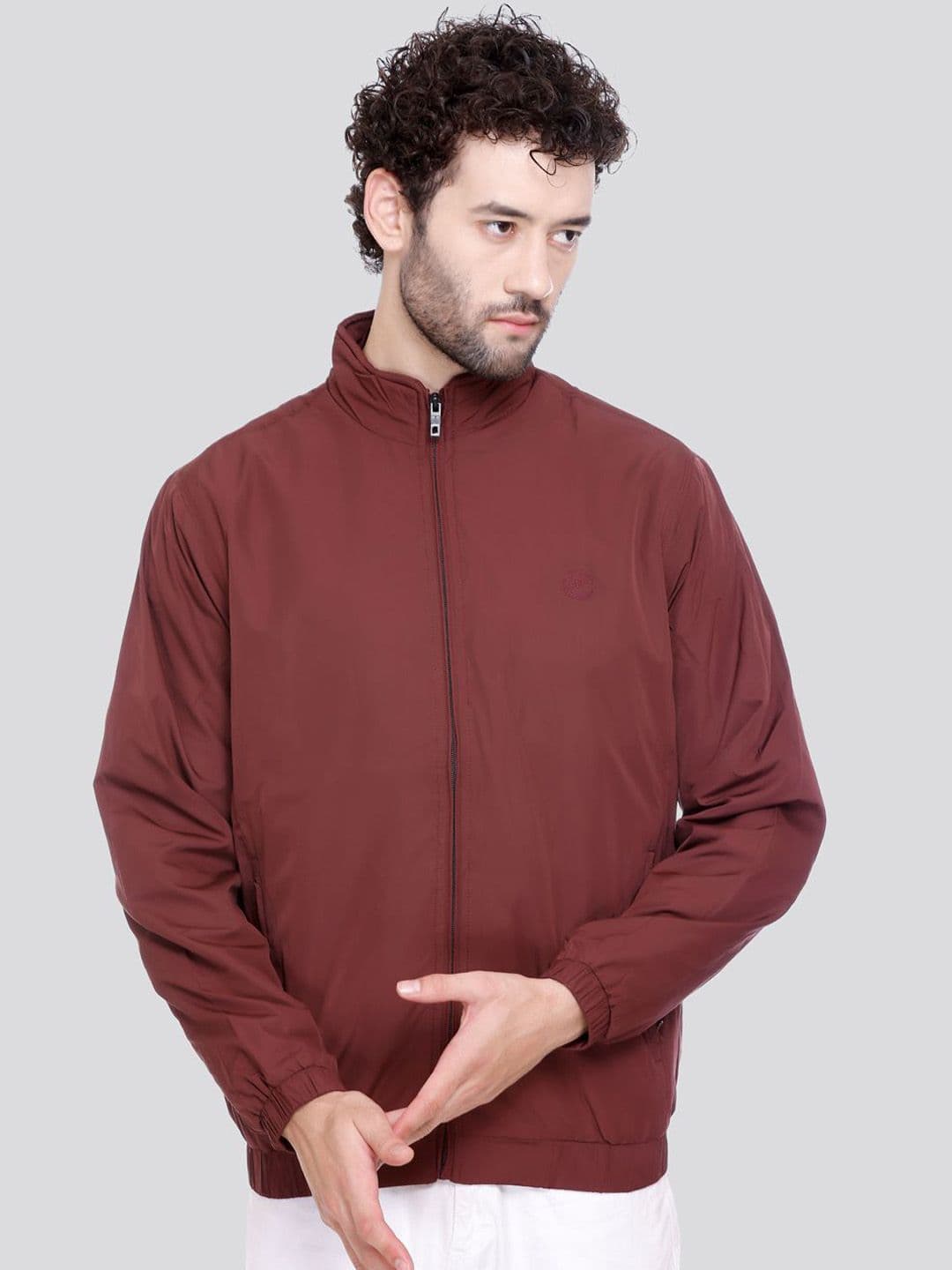 Rare Times Mock Collar Lightweight Puffer Jacket - view 1