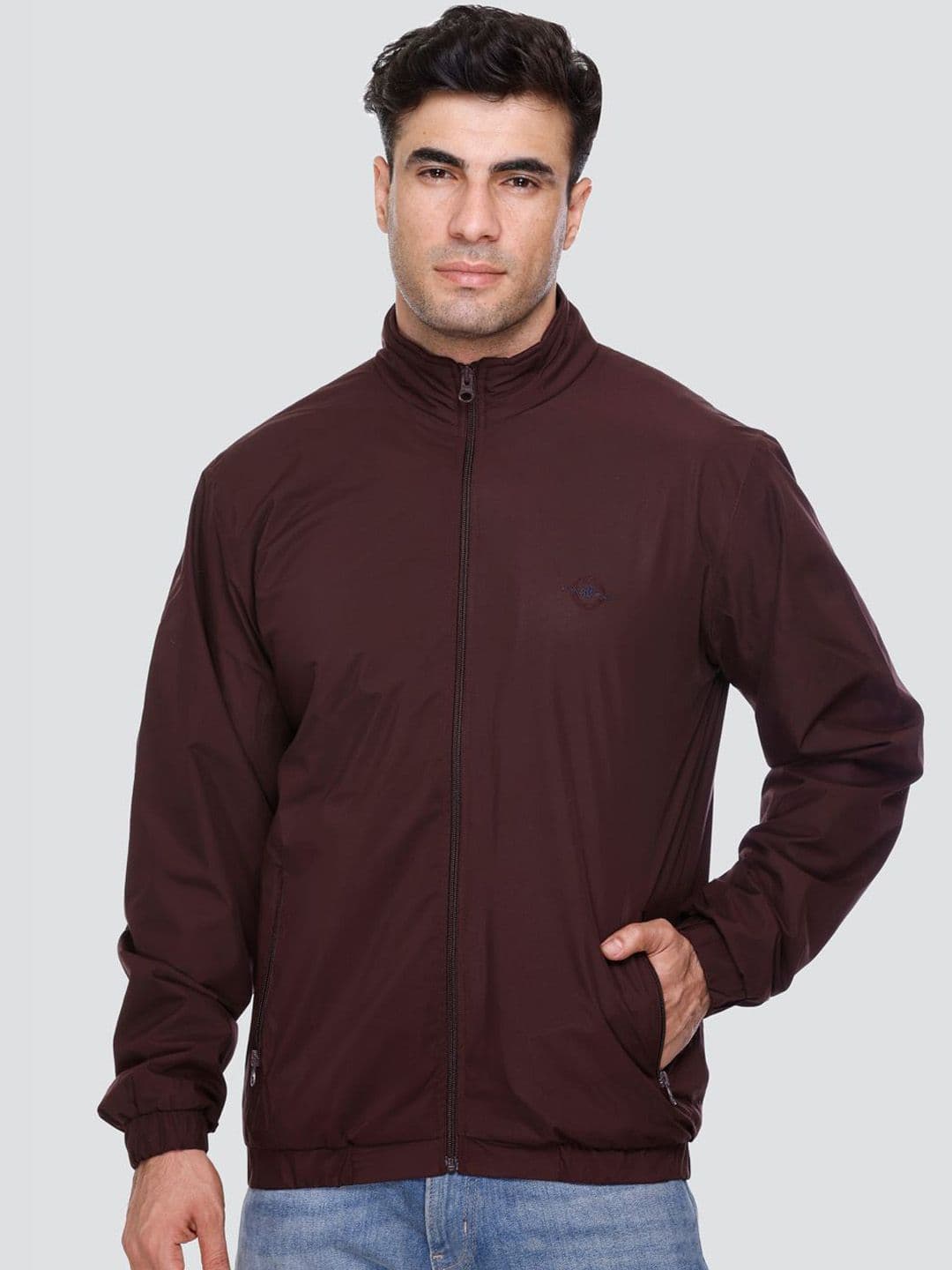Rare Times Mock Collar Lightweight Puffer Jacket - view 1