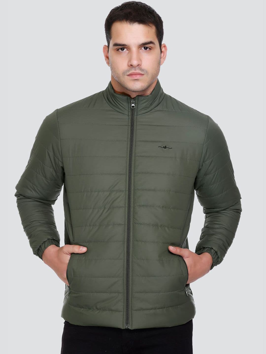Rare Times Mock Collar Lightweight Puffer Jacket - view 1