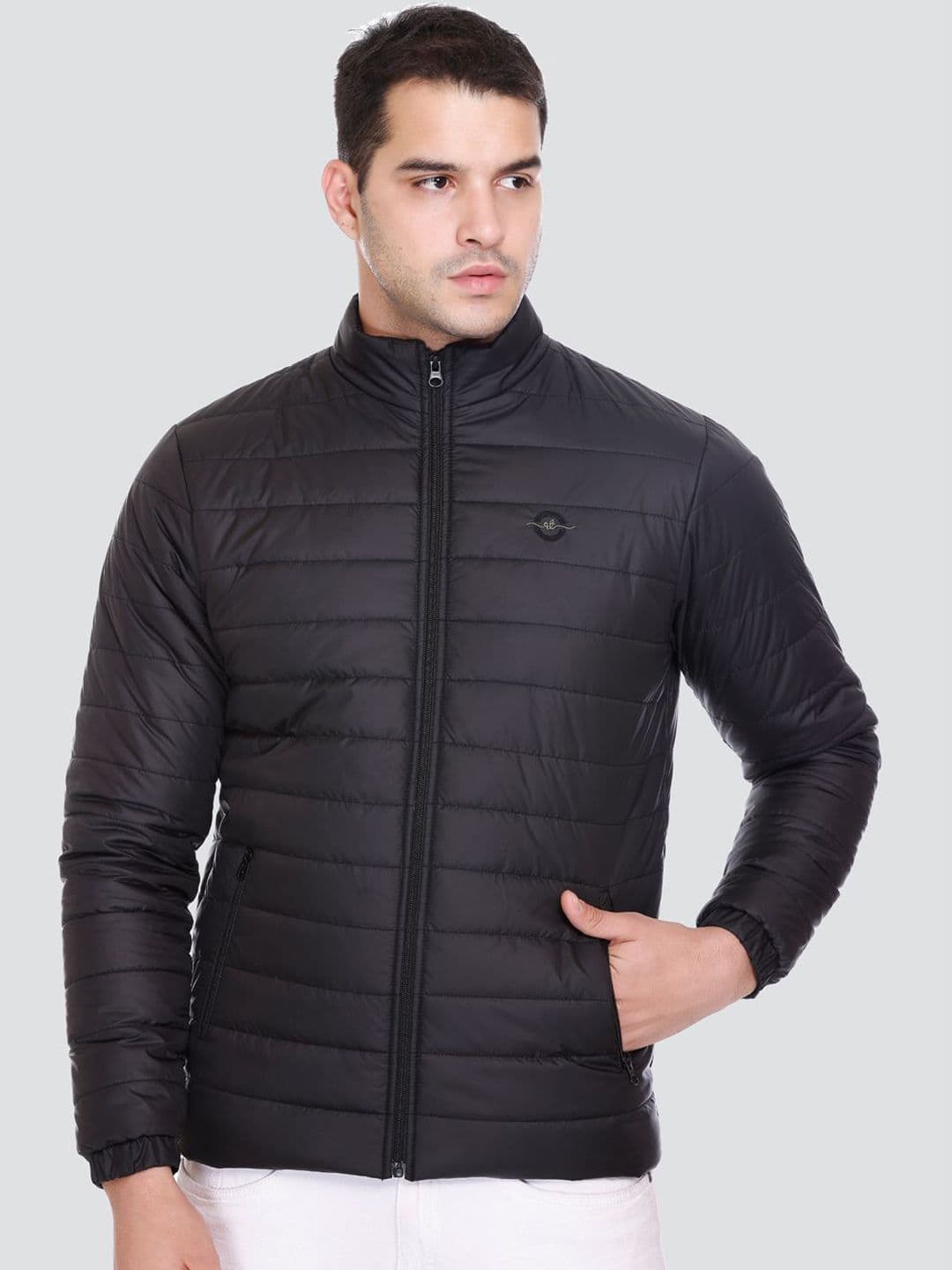 Rare Times Mock Collar Lightweight Puffer Jacket - view 1