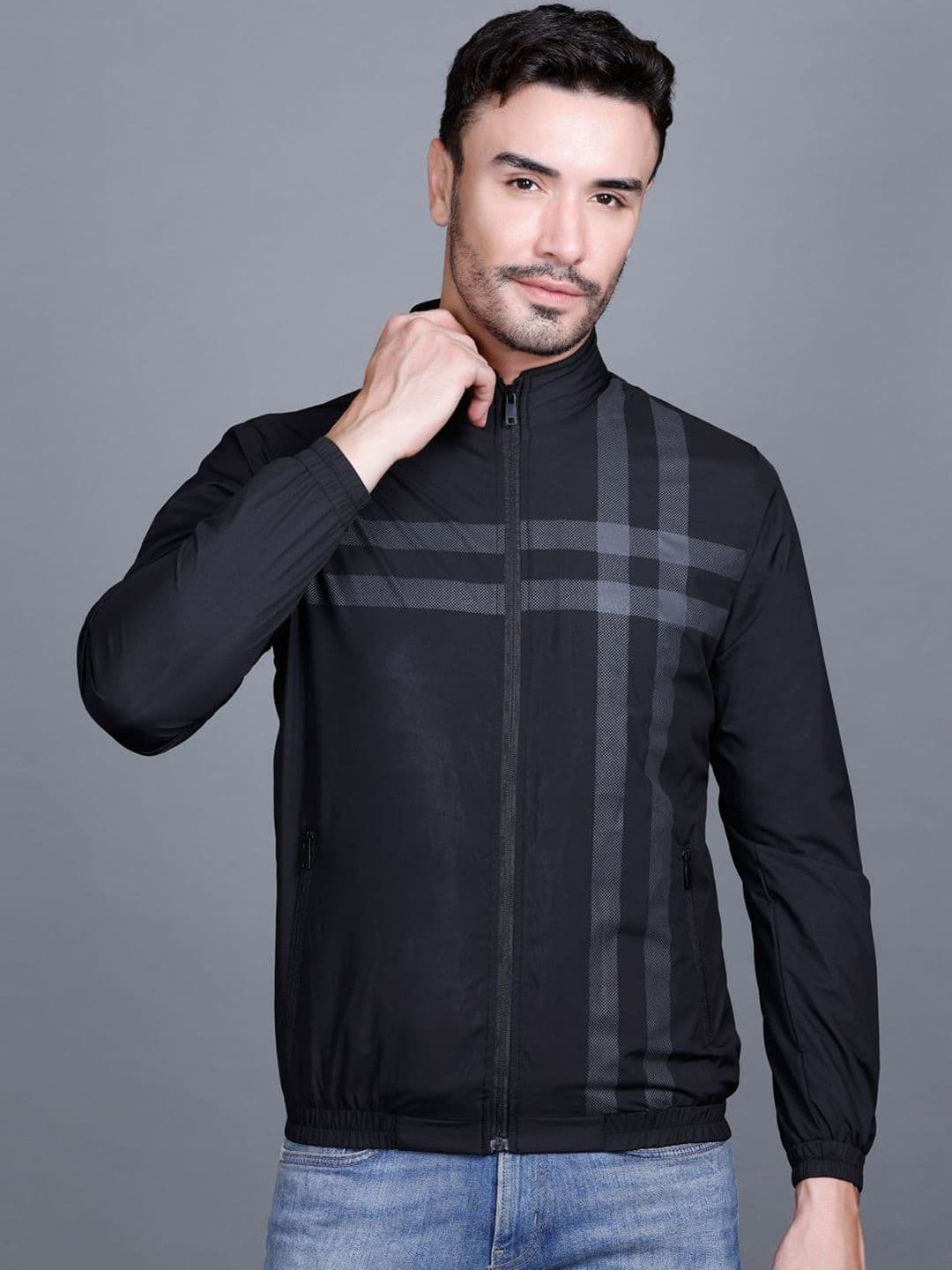 Rare Times Mock Collar Lightweight Puffer Jacket - view 1