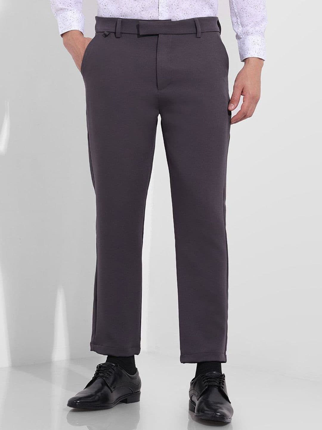 The Indian Garage Co Men Slim Fit Formal Trousers - view 1