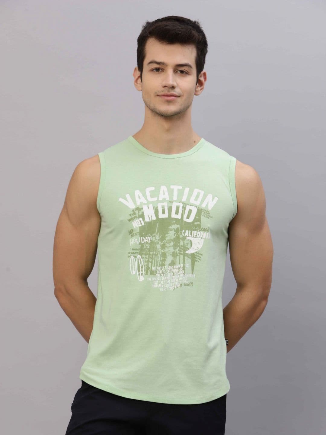 Metronaut Men Typography Printed Round Neck Cotton T-shirt - view 1