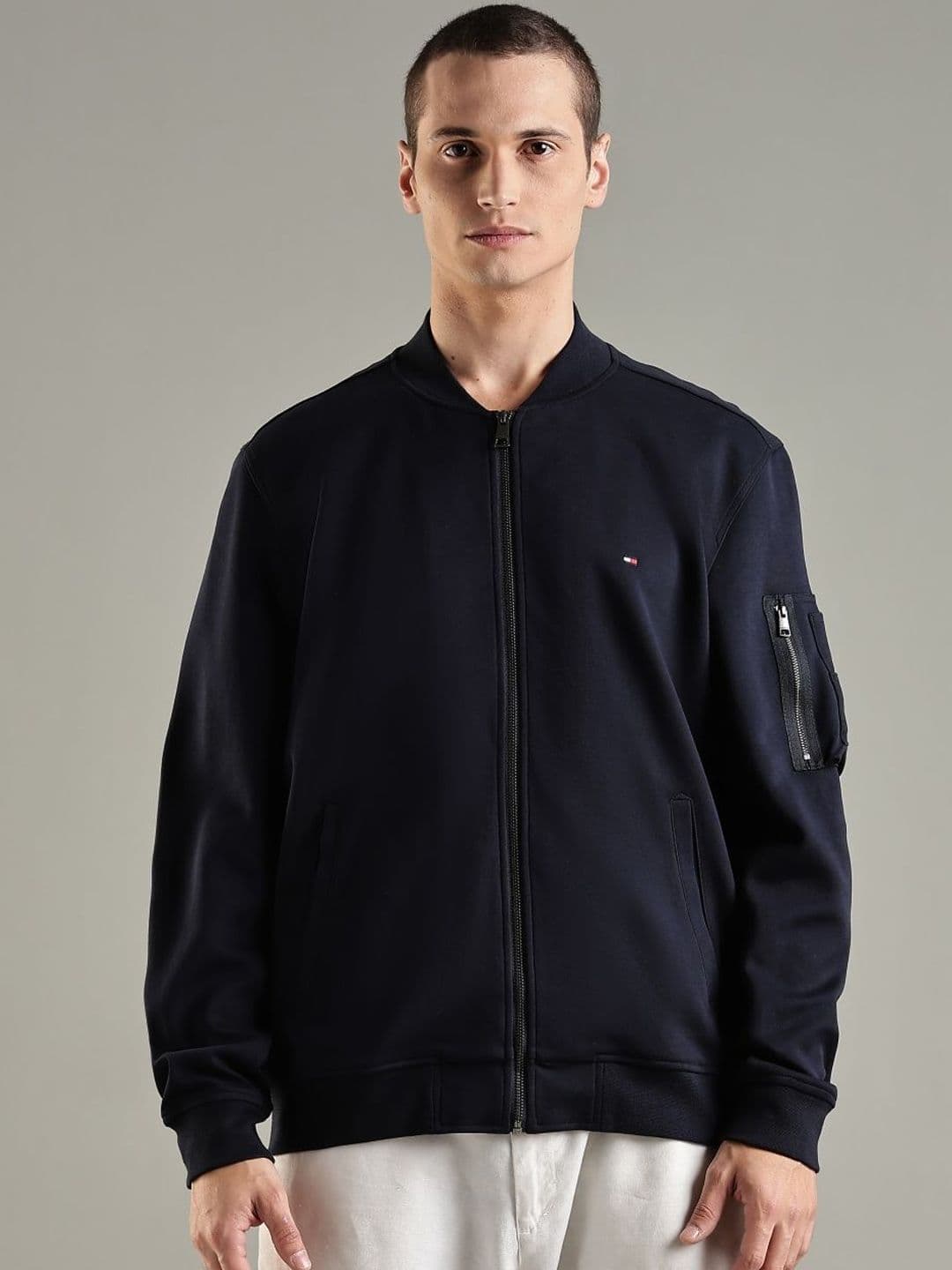 Tommy Hilfiger Regular Fit Stand Collar Sporty Jacket - view 1