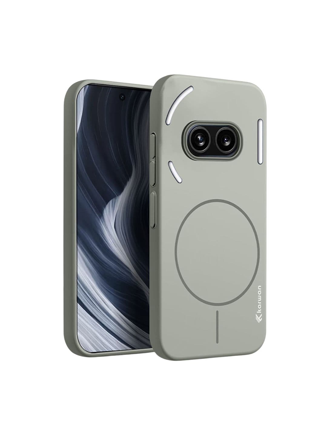 Karwan Unisex Solid Nothing 2A Mag-Safe Back Case - view 1