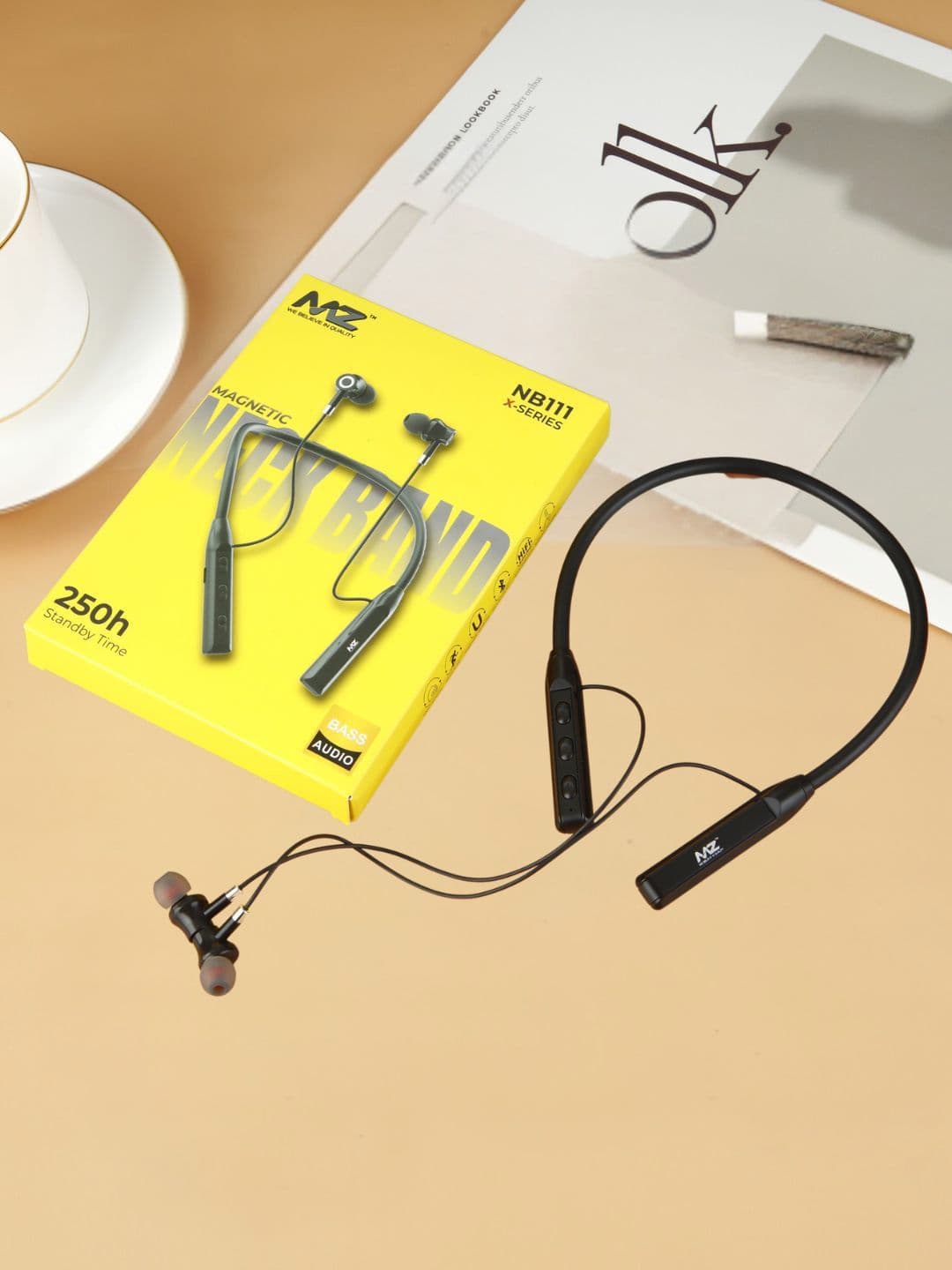MZ NB111 Magnetic Neckband Earphones - view 1