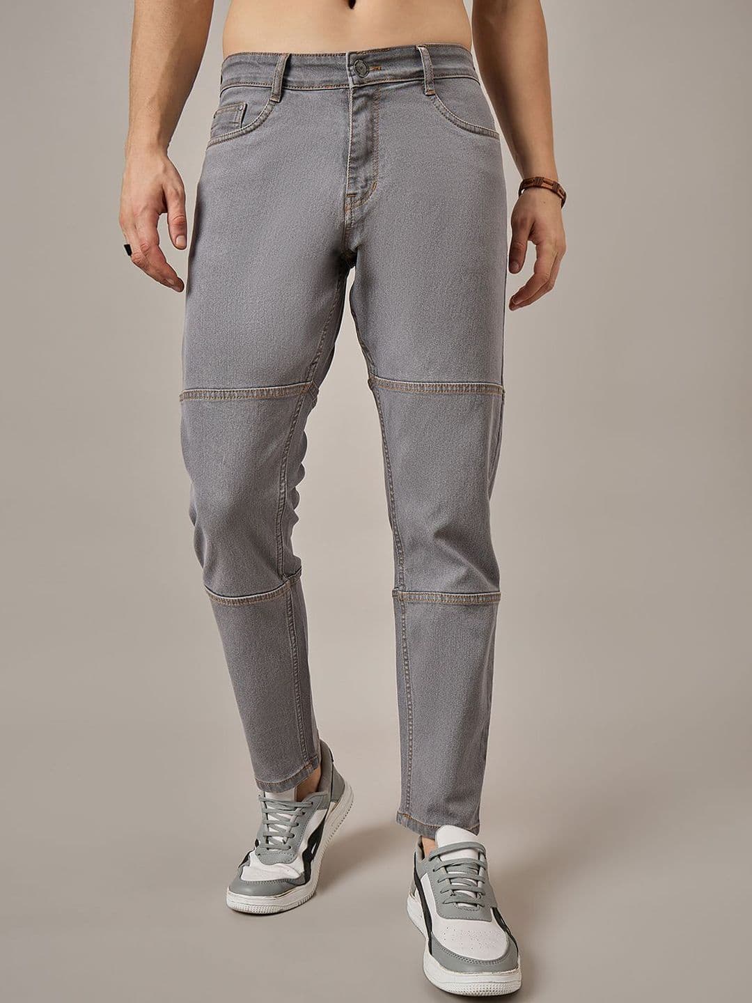 STUDIO NEXX Men Straight Fit Mid-Rise Stretchable Jeans - view 1