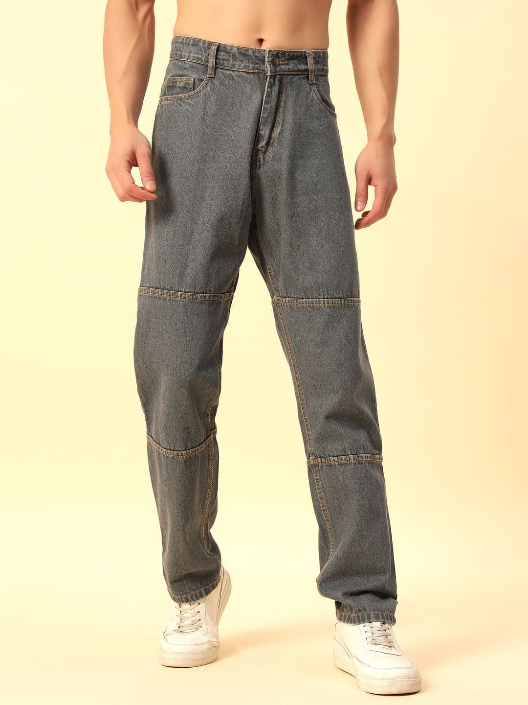 STUDIO NEXX Men Straight Fit Mid-Rise Jeans - view 1