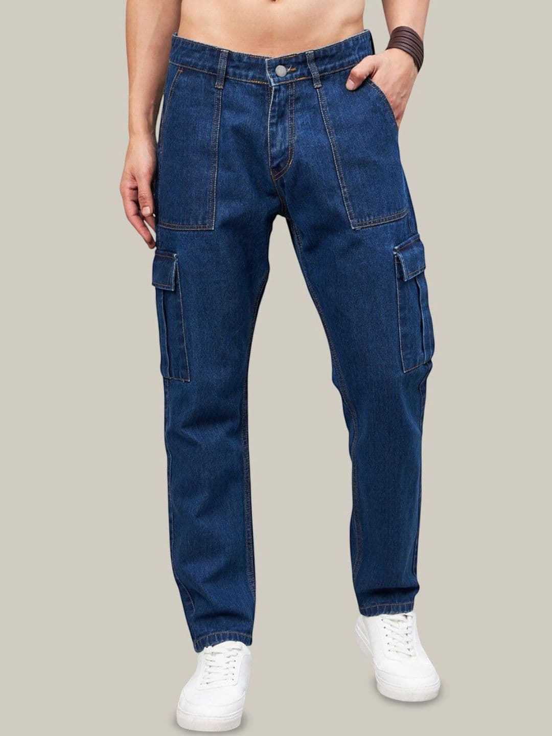 STUDIO NEXX Men Straight Fit Mid-Rise Jeans - view 1