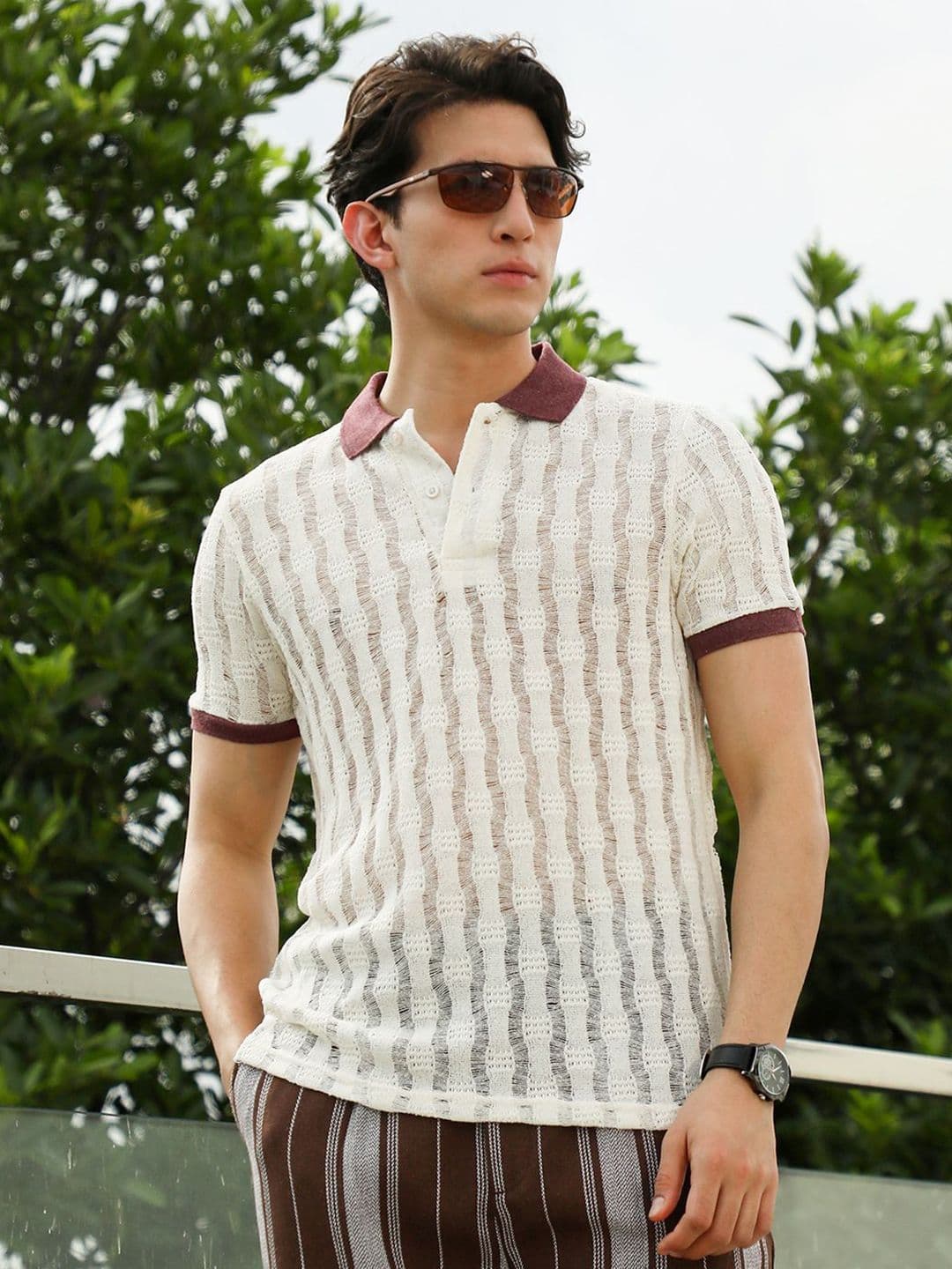 CAHOOT Polo Collar Regular Fit T-shirt - view 1