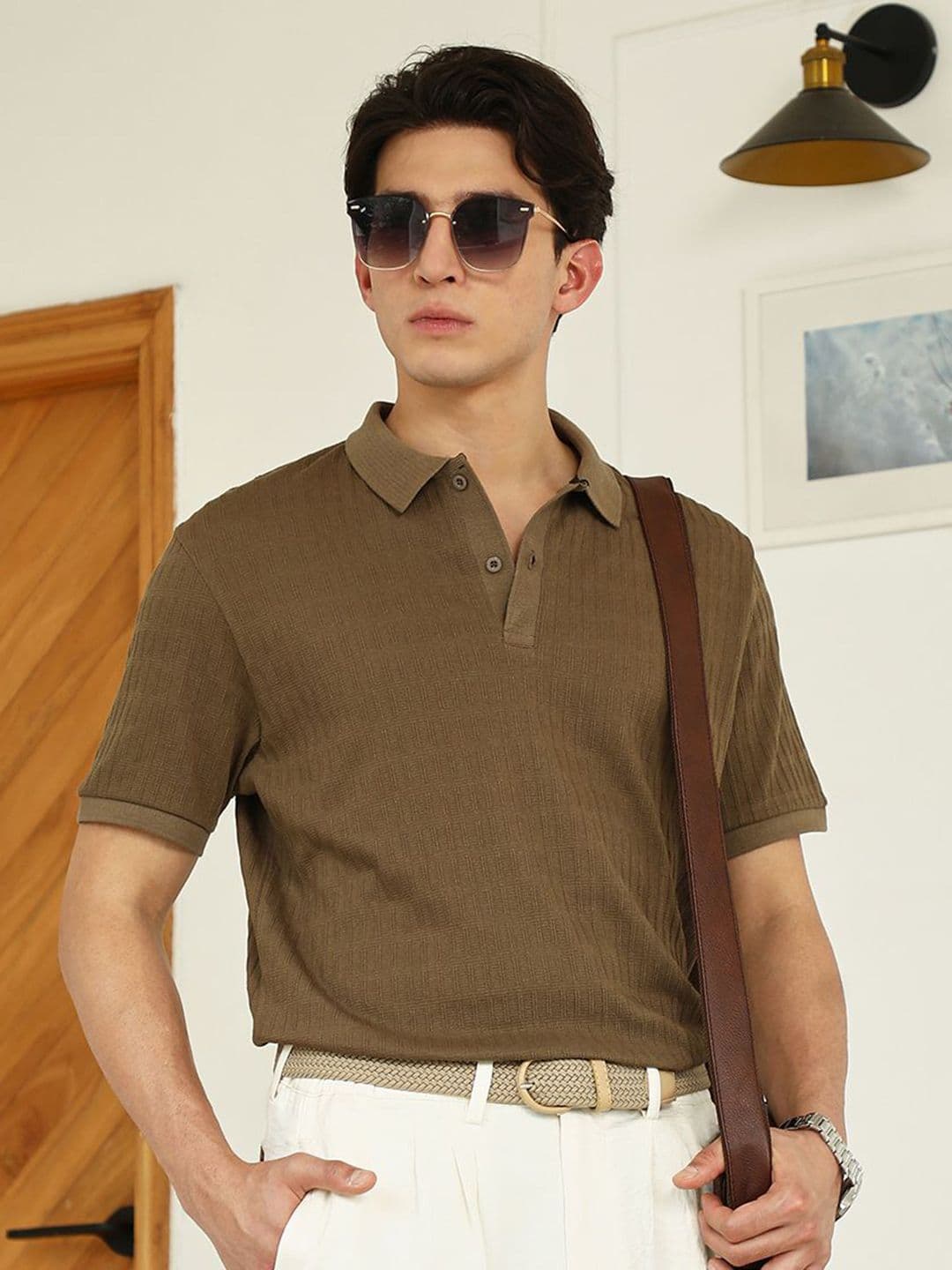 CAHOOT Polo Collar Regular Fit T-shirt - view 1