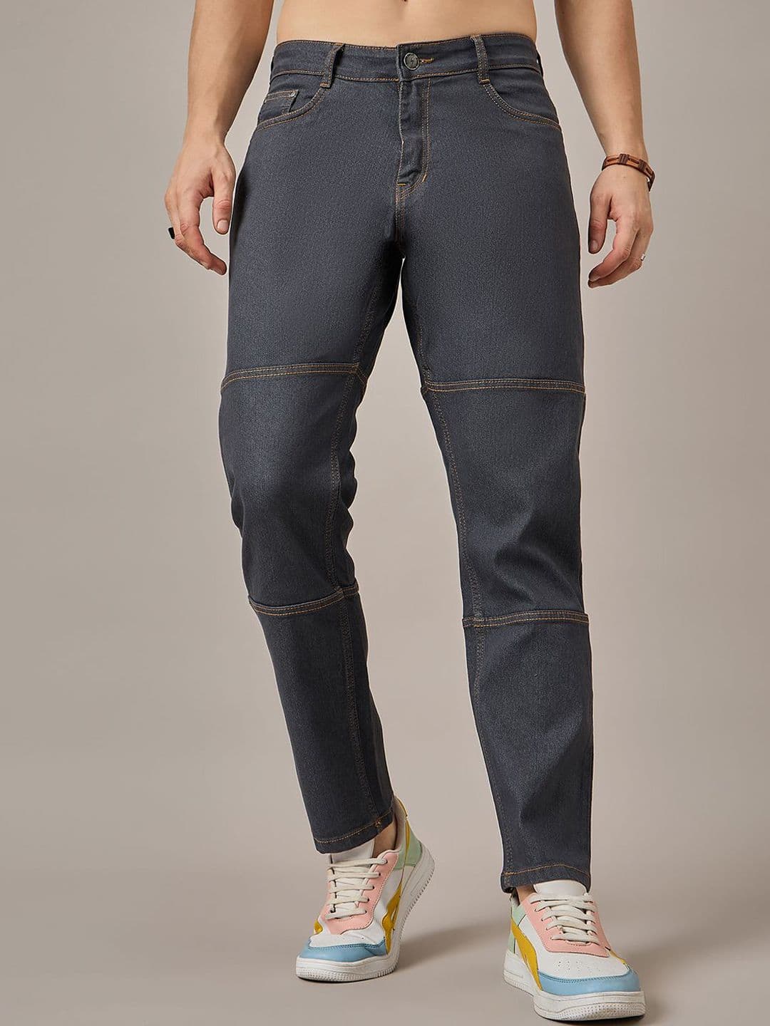 STUDIO NEXX Men Straight Fit Mid-Rise Stretchable Jeans - view 1