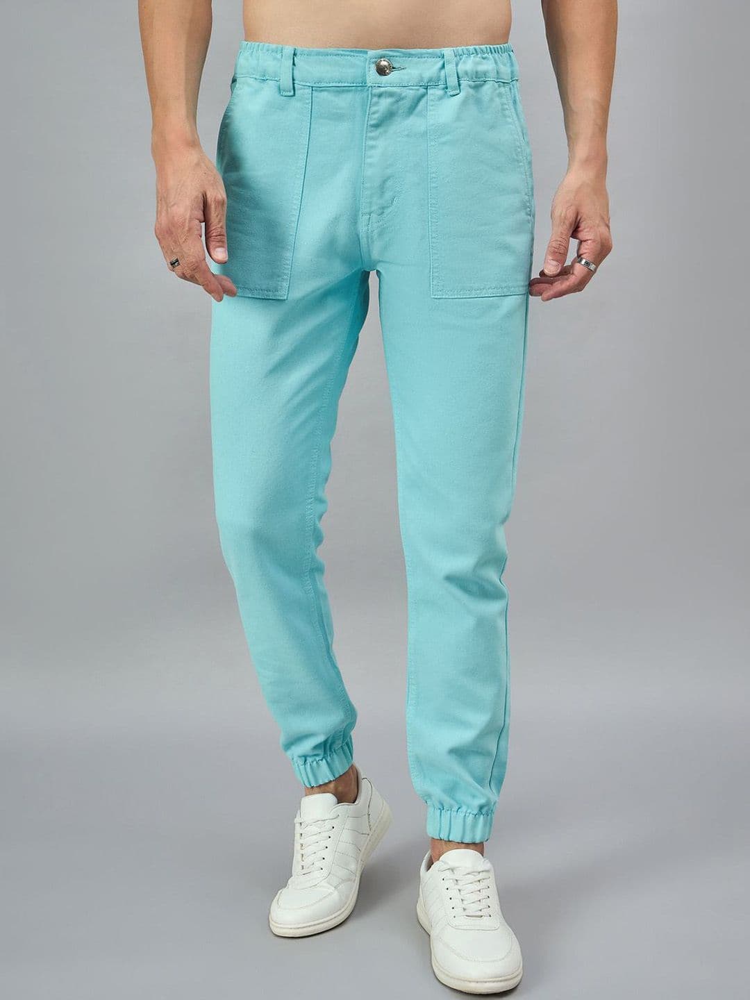 STUDIO NEXX Men Jogger Mid-Rise Cotton Jeans - view 1