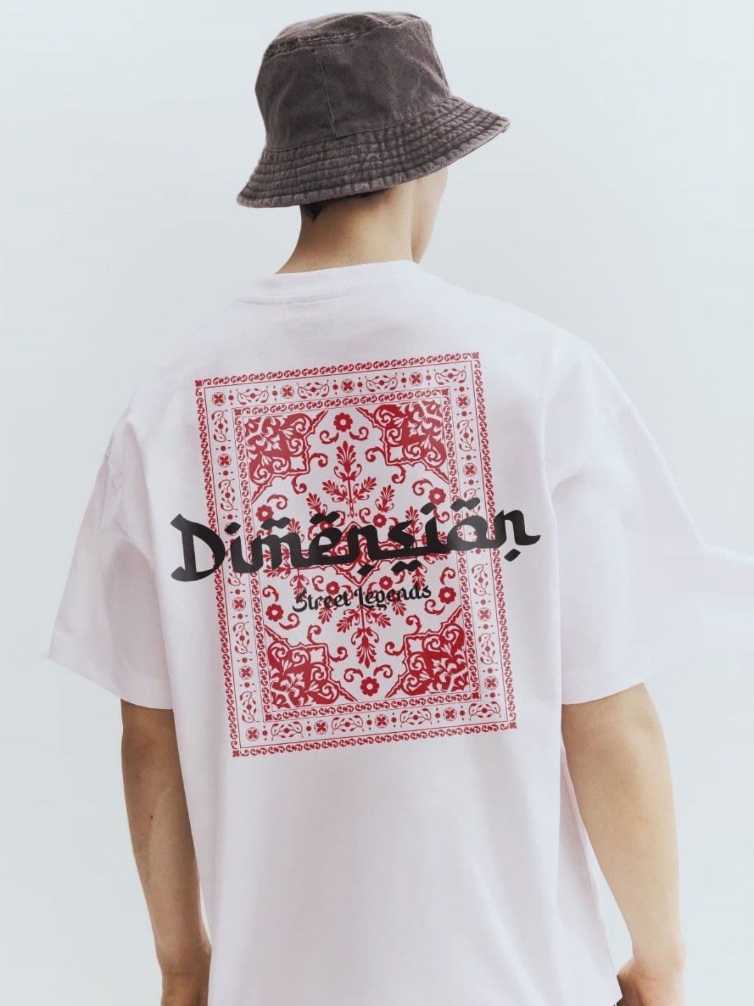 TOGS & TERRE Typography Printed Round Neck Cotton Classic Oversized Loose Fit T-shirt - view 1