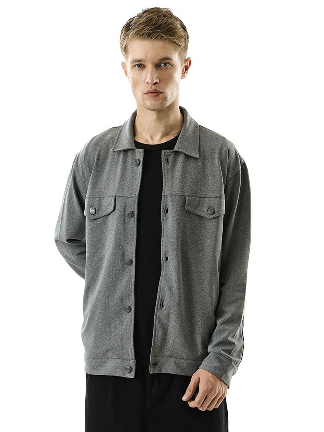 Snitch Men Solid Bomber Jacket - view 1