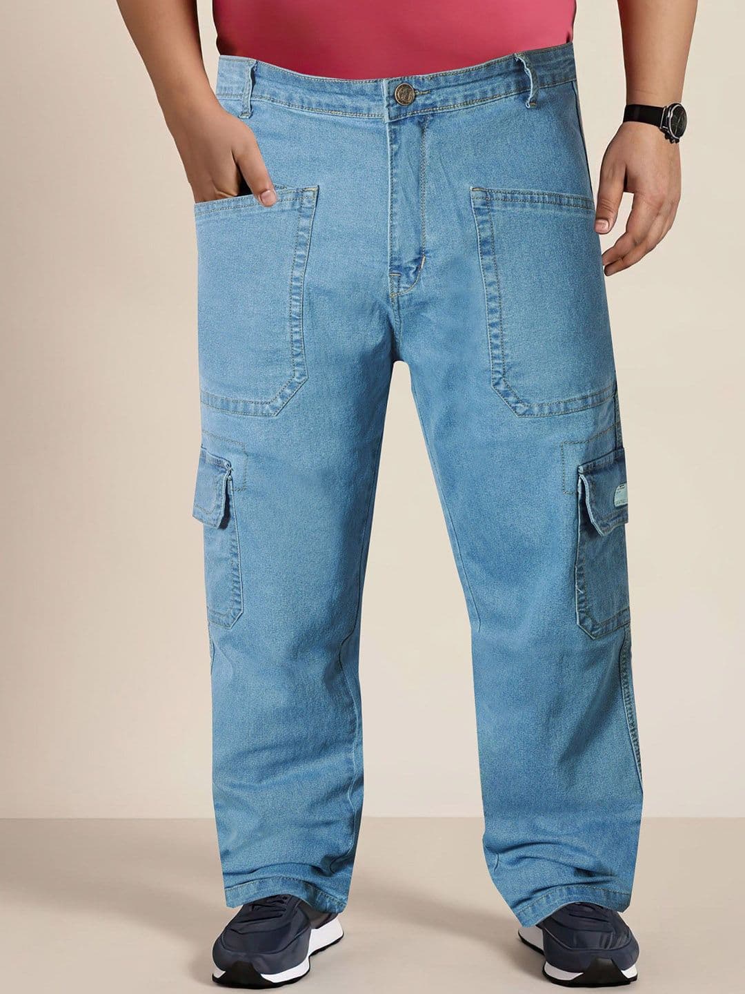 RIG BONE Men Comfort Boyfriend Fit Mid-Rise Heavy Fade Stretchable Jeans - view 1
