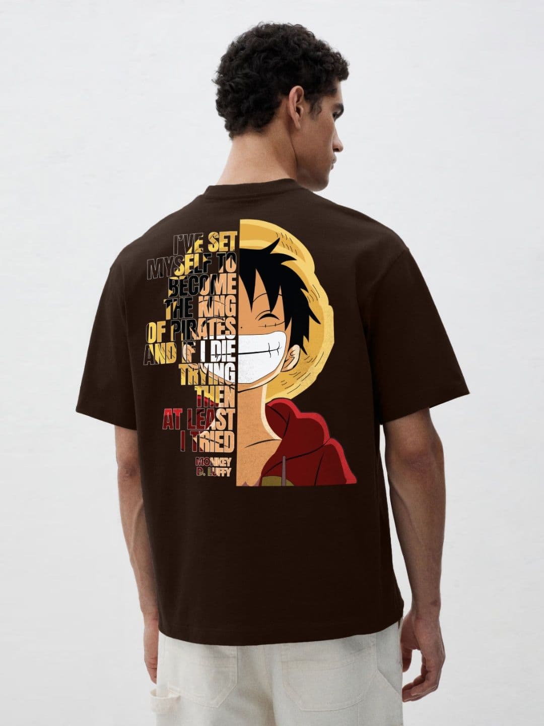 TOGS & TERRE Anime Printed Oversized Organic Cotton T-shirt - view 1