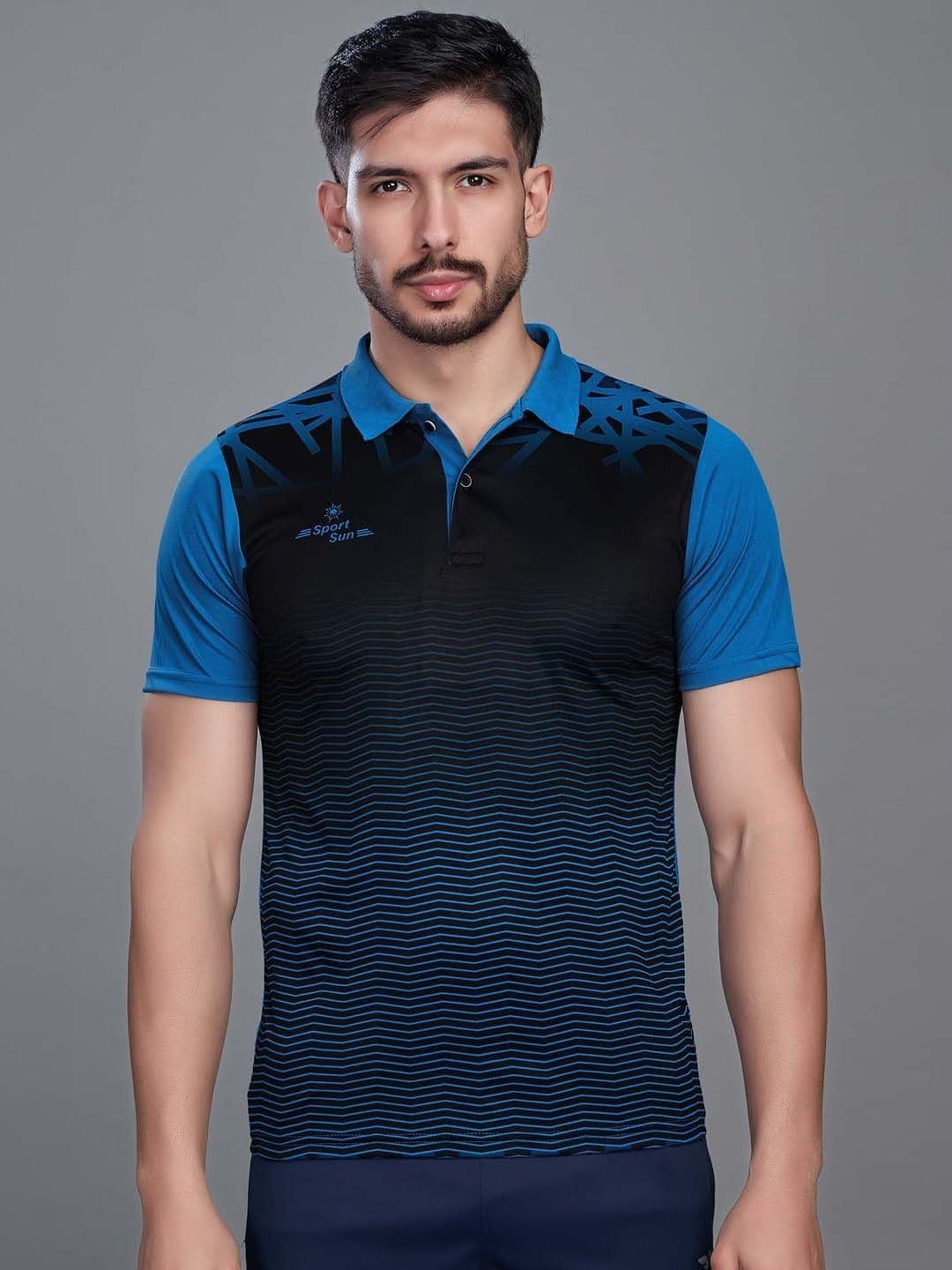 SPORT SUN Colourblocked Polo Collar Dri-FIT T-shirt - view 1
