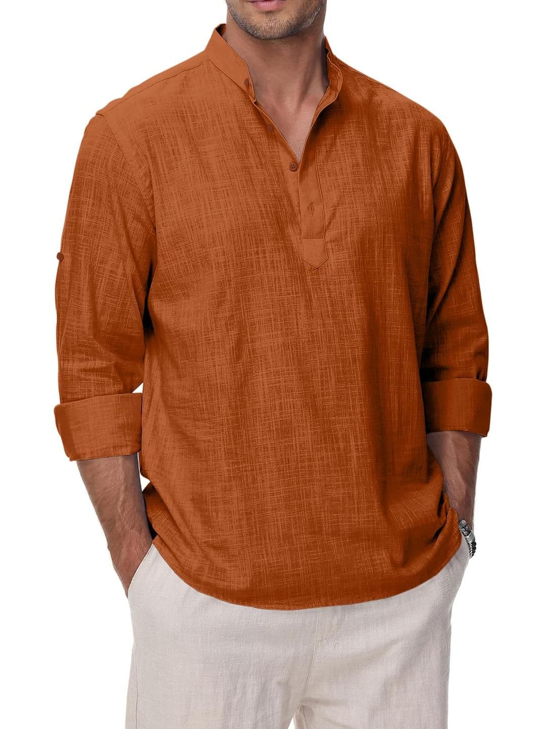Fifth U Mandarin Collar Straight Kurta - view 1