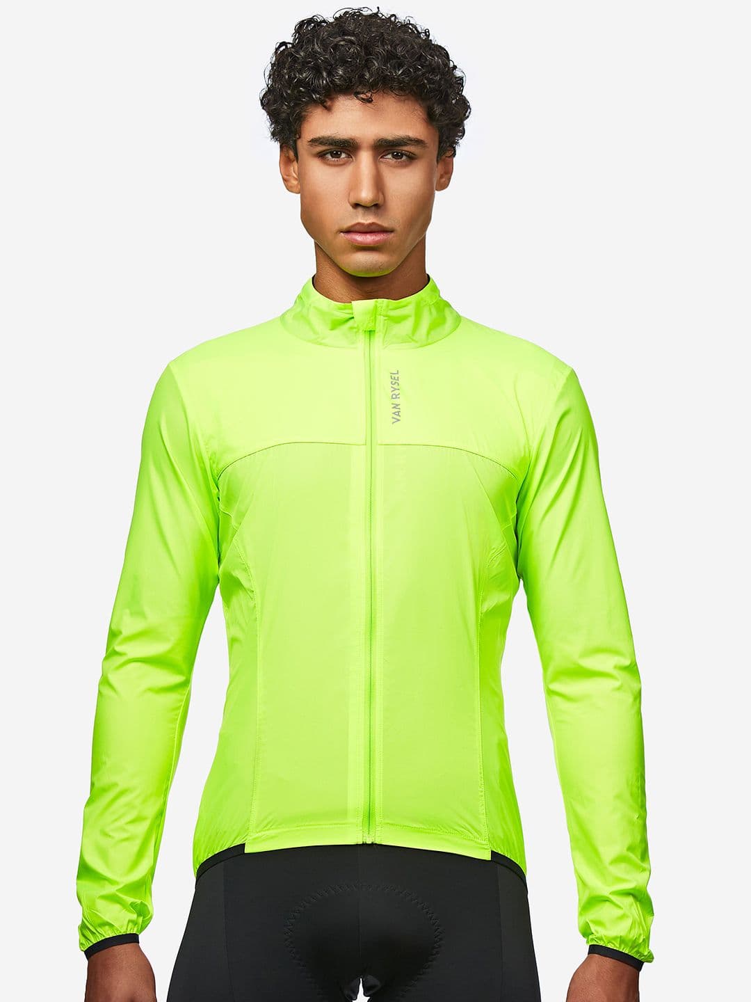 Decathlon Vanrysel - Men Green Windproof Cycling Windbreaker - view 1