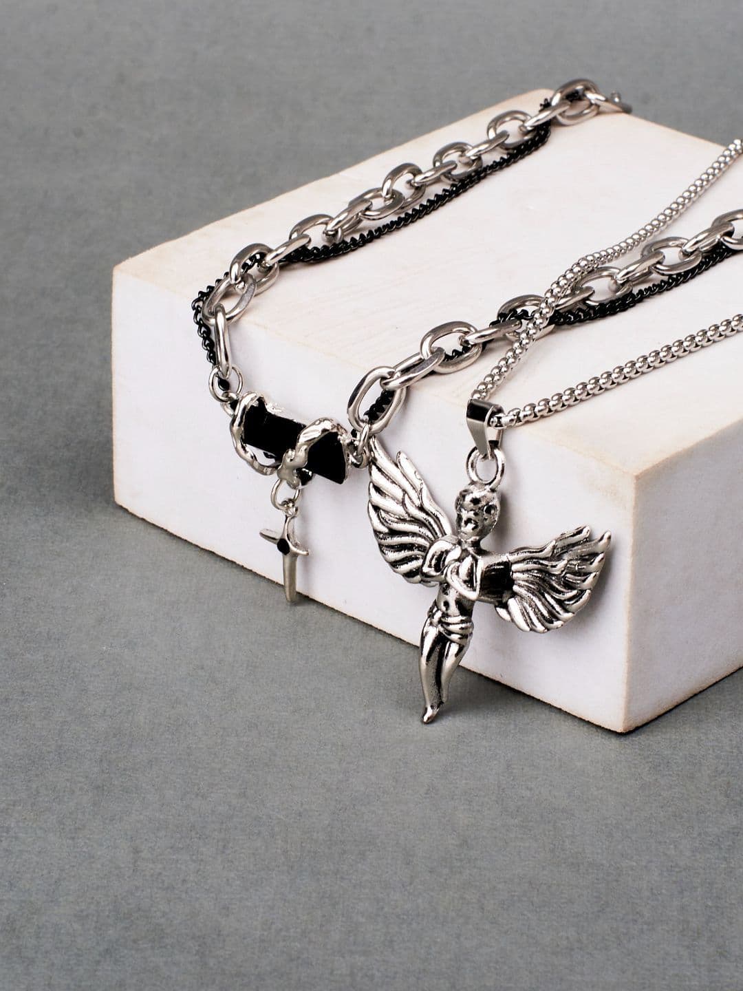 SALTY Men Set Of 2 Greek & Rugged Chain - view 1